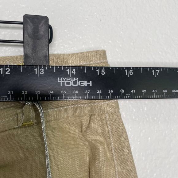 XOXO Womens Pants Size 9 Brown Light Tan Casual Wear Capri Length Lightweight - Picture 5 of 16